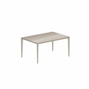 Royal Botania Tafel Gepoedercoat aluminium Sand / Taupe Grey Royal Botania U-nite Tafel 100x150x75cm. Diverse kleuren frames en tafelbladen mogelijk.