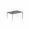 Royal Botania Tafel Gepoedercoat aluminium Sand / Terra Marrone Royal Botania U-nite Tafel 100x150x75cm. Diverse kleuren frames en tafelbladen mogelijk.