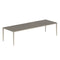 Royal Botania Tafel Gepoedercoat aluminium Sand / Terra Marrone Royal Botania U-nite Tafel 300x100x75cm. Diverse kleuren frames en tafelbladen mogelijk.