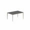 Royal Botania Tafel Gepoedercoat aluminium Sand / Zwart Royal Botania U-nite Tafel 100x150x75cm. Diverse kleuren frames en tafelbladen mogelijk.