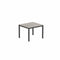 Royal Botania Tafel Gepoedercoat antraciet aluminium / Ceramic Cemento Luminoso Royal Botania Taboela Tafel 100x90x75. Diverse kleuren frame's en tafelbladen mogelijk