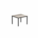 Royal Botania Tafel Gepoedercoat antraciet aluminium / Ceramic Taupe Grey Royal Botania Taboela Tafel 100x90x75. Diverse kleuren frame's en tafelbladen mogelijk