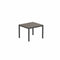 Royal Botania Tafel Gepoedercoat antraciet aluminium / Ceramic Terra Marrone Royal Botania Taboela Tafel 100x90x75. Diverse kleuren frame's en tafelbladen mogelijk