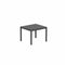 Royal Botania Tafel Gepoedercoat antraciet aluminium / Ceramic Zwart Royal Botania Taboela Tafel 100x90x75. Diverse kleuren frame's en tafelbladen mogelijk