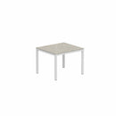 Royal Botania Tafel Gepoedercoat wit aluminium / Ceramic Ceppo Dolomitica Royal Botania Taboela Tafel 100x90x75. Diverse kleuren frame's en tafelbladen mogelijk