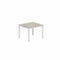 Royal Botania Tafel Gepoedercoat wit aluminium / Ceramic Ceppo Dolomitica Royal Botania Taboela Tafel 100x90x75. Diverse kleuren frame's en tafelbladen mogelijk