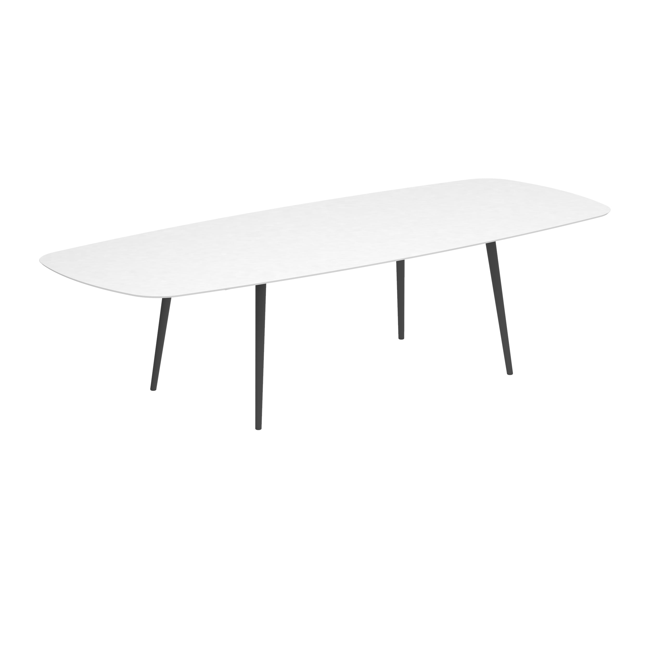 Royal Botania Tafel Royal Botania Styletto tafel 300x120 cm. Verkrijgbaar in 35cm, 50cm, 67cm, 75cm, 92cm en 110cm hoog. Diverse kleuren frames en tafelbladen mogelijk.