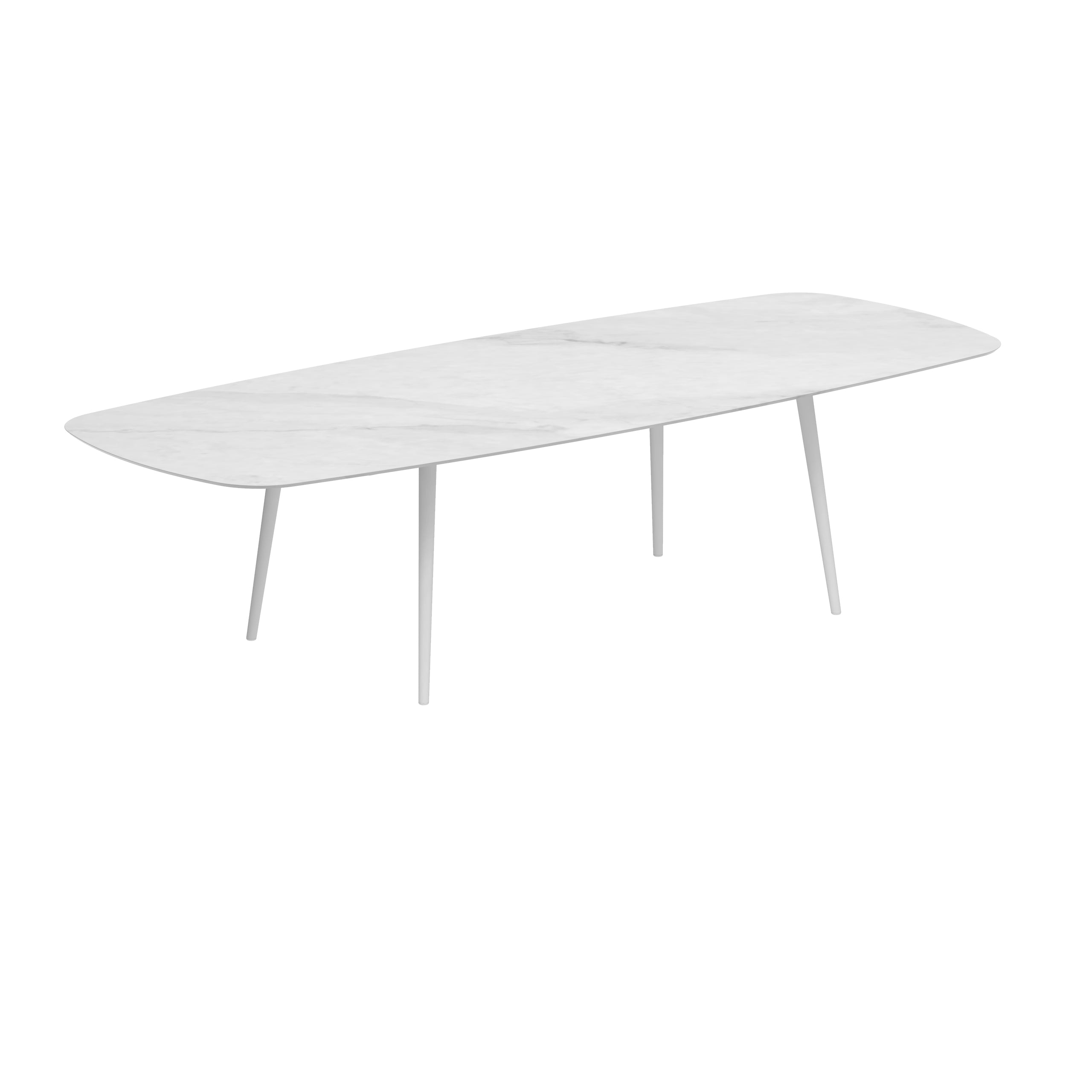 Royal Botania Tafel Royal Botania Styletto tafel 300x120 cm. Verkrijgbaar in 35cm, 50cm, 67cm, 75cm, 92cm en 110cm hoog. Diverse kleuren frames en tafelbladen mogelijk.