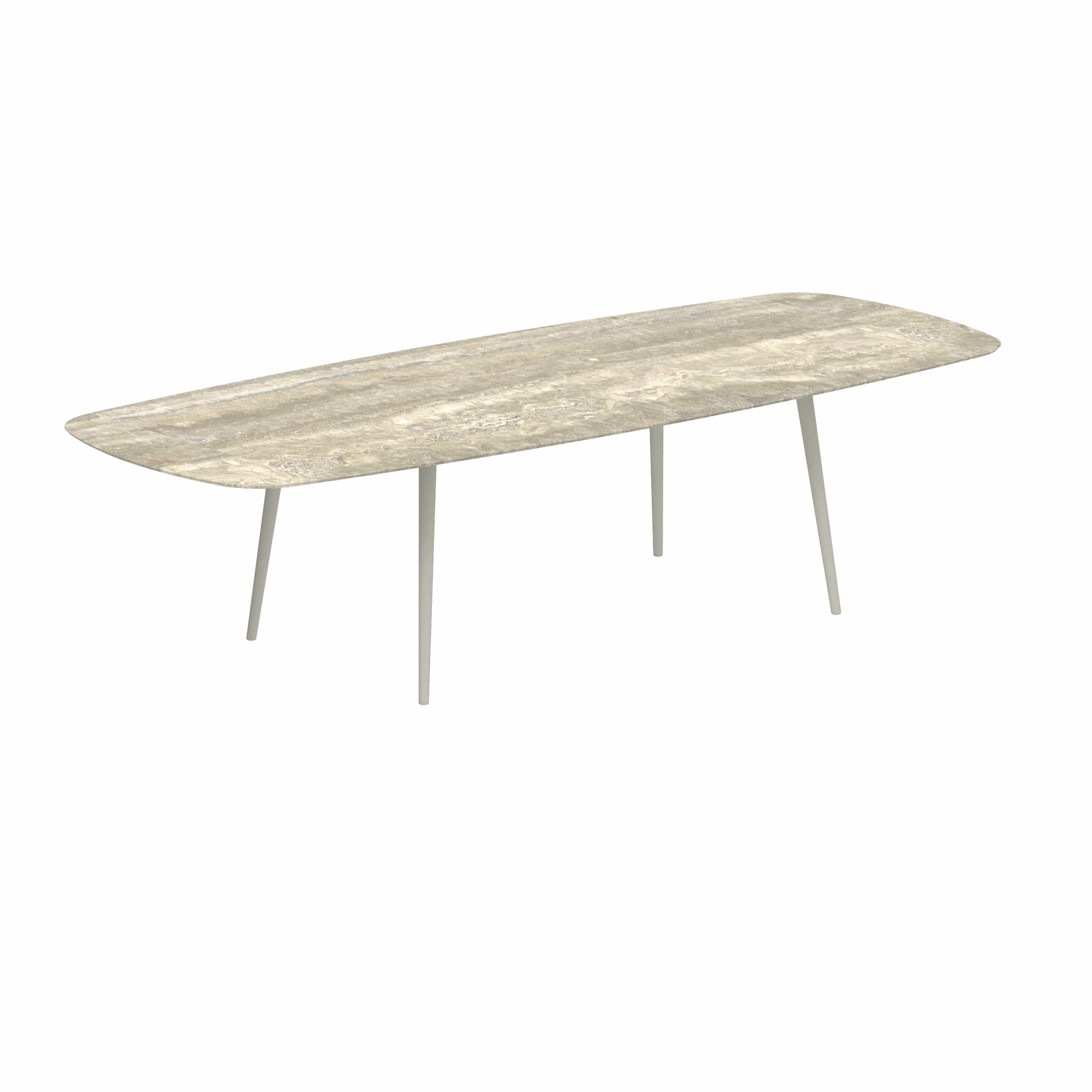 Royal Botania Tafel Royal Botania Styletto tafel 300x120 cm. Verkrijgbaar in 35cm, 50cm, 67cm, 75cm, 92cm en 110cm hoog. Diverse kleuren frames en tafelbladen mogelijk.