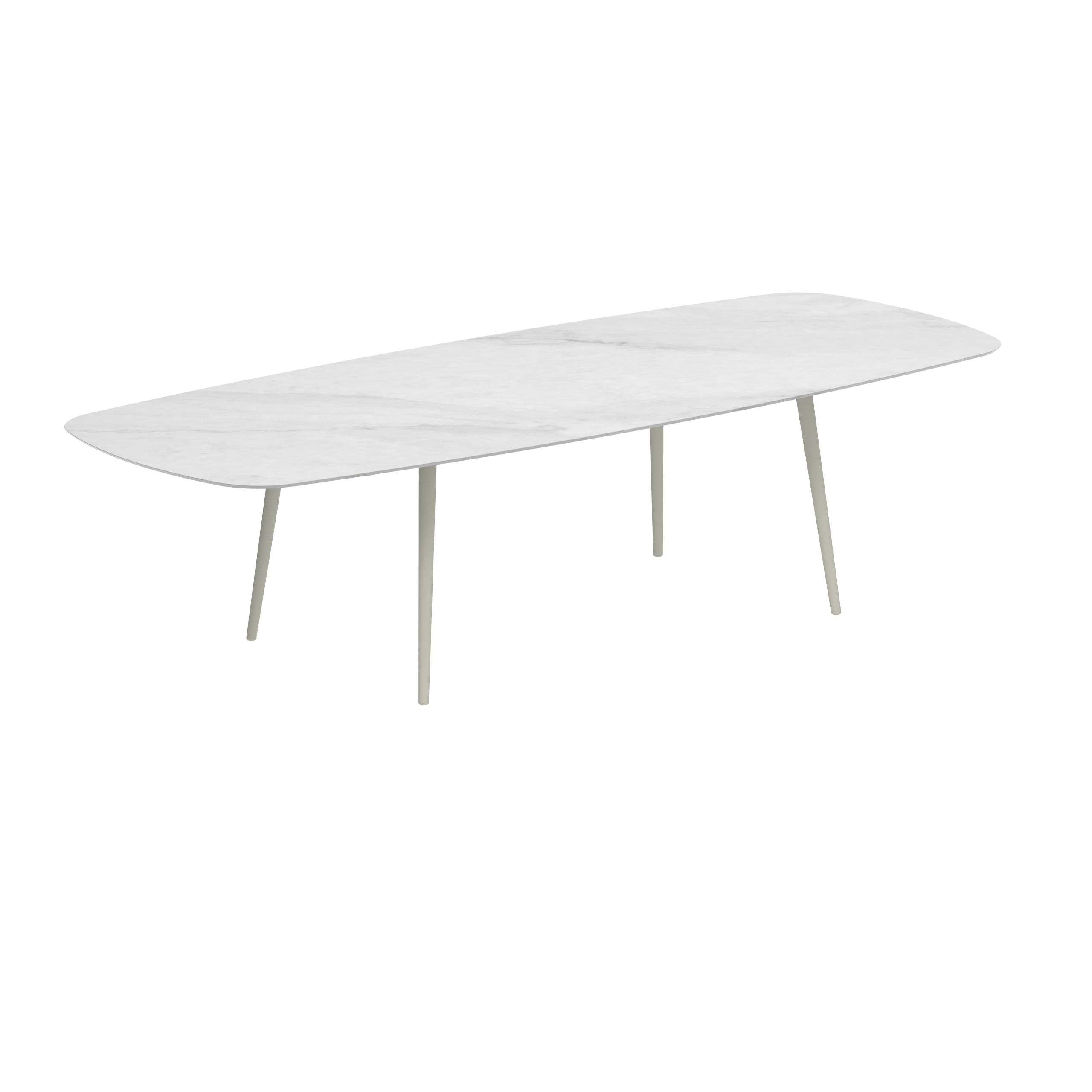 Royal Botania Tafel Royal Botania Styletto tafel 300x120 cm. Verkrijgbaar in 35cm, 50cm, 67cm, 75cm, 92cm en 110cm hoog. Diverse kleuren frames en tafelbladen mogelijk.