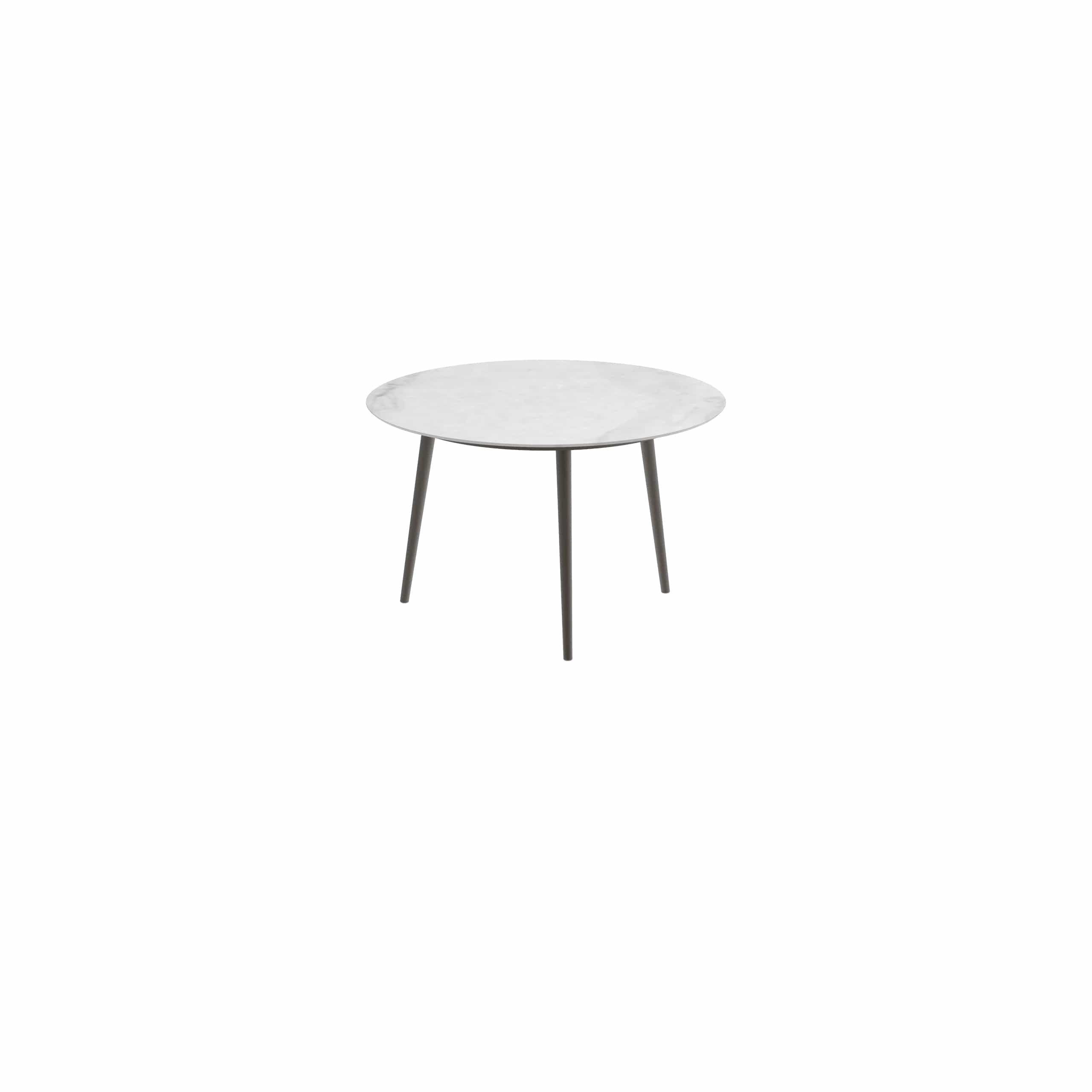 Royal Botania Tafel Royal Botania Styletto tafel ø120cm, Verkrijgbaar in 35cm, 50cm, 67cm, 75cm, 92cm en 110cm hoog. Diverse kleuren frames en tafelbladen mogelijk.