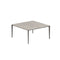 Royal Botania Tafel Royal Botania U-nite Tafel  150x150x75cm. Diverse kleuren frames en tafelbladen mogelijk.