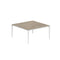 Royal Botania Tafel Royal Botania U-nite Tafel  150x150x75cm. Diverse kleuren frames en tafelbladen mogelijk.