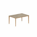 Royal Botania Tafel Teak / Terra Sabbia Royal Botania U-nite Tafel 100x150x75cm. Diverse kleuren frames en tafelbladen mogelijk.