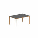 Royal Botania Tafel Teak / Zwart Royal Botania U-nite Tafel 100x150x75cm. Diverse kleuren frames en tafelbladen mogelijk.