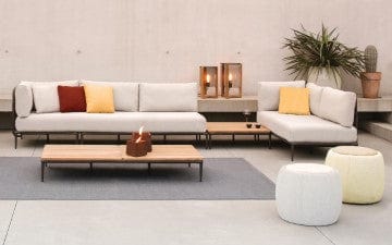 Royal Botania Voetenbank/Pouf Royal Botania Tono poef Ø 51cm, Meerdere kleuren mogelijk.