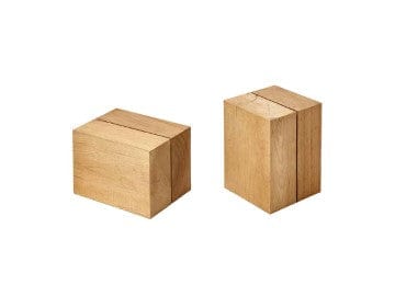 Solpuri Salon-/bijzettafel Solpuri, Blocc teak bijzettafel.