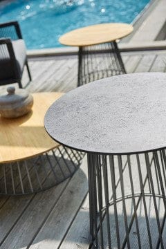 Solpuri Salon-/bijzettafel Solpuri, Grid bijzettafel ∅ 70 x 65cm, verkrijgbaar in meerdere kleuren.