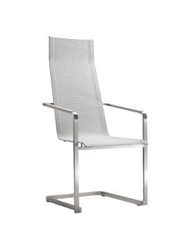 Solpuri Stoel Solpuri, Jazz stoel met sledepoot en hoge rug, verkrijgbaar in meerdere kleuren