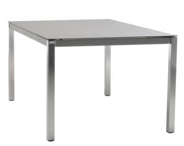 Solpuri Tafel Solpuri, classic RVS tafel 100x100cm, keuze uit tafelbladen in HPL, Keramik en Dekton.