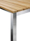 Solpuri Tafel Solpuri, classic RVS tafel 160x100cm, keuze uit tafelbladen in HPL, Keramik, Dekton en Teak.