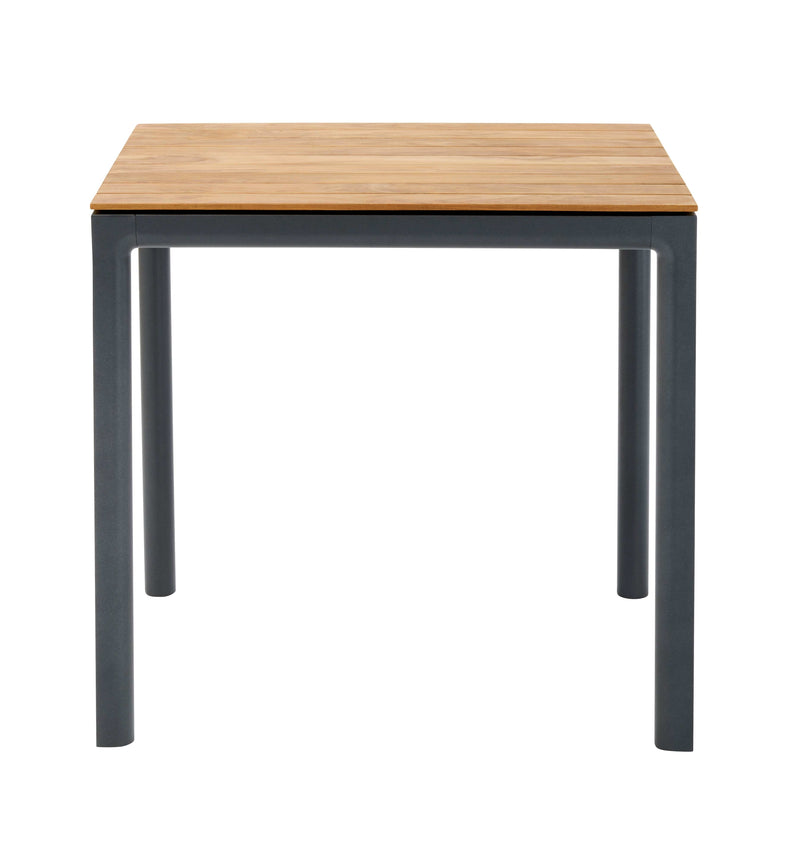 Solpuri Tafel Solpuri, Soft tafel. Verkrijgbaar in twee kleuren frame en in diverse afmetingen en er is keuze uit tafelbladen van HPL, Keramik, Dekton en Teakhout