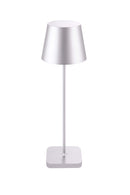 Solpuri Tafellampen Zilver / 30cm Solpuri Glimm mini en mini XS, oplaadbare tafellamp, verkrijgbaar in meerdere kleuren