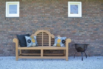 Traditional Teak Bank 195 cm Traditional teak, Wilhelmina bank, verkrijgbaar in meerdere maten.