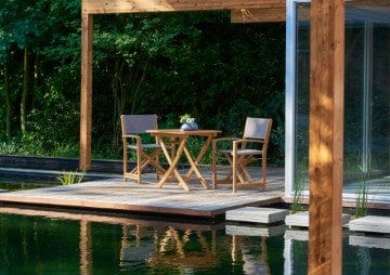 Traditional Teak Tafel Traditional teak, Alexia uitklapbare bistro tafel, verkrijgbaar in verschillende maten