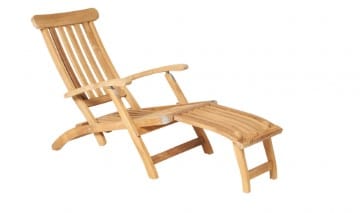 Traditional Teak Verstelbare loungestoel Traditional teak, Victioria deckchair, vervaardigd uit teakhout