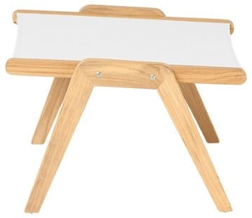 Traditional Teak Voetenbank/Pouf Wit Traditional teak, Kate voetenbank, Verkrijgbaar in meerdere kleuren