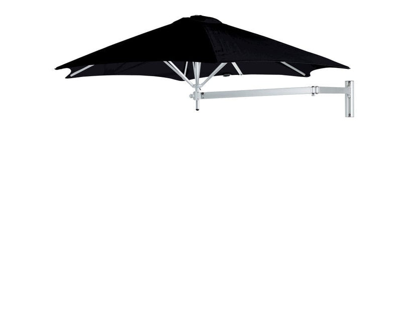 Umbrosa Zweefparasols Black / 230x230cm(alleen te gebruiken in combinatie met NEO arm) Umbrosa, Paraflex muurparasol. Diverse afmetingen en keuze uit 14 kleuren parasoldoek