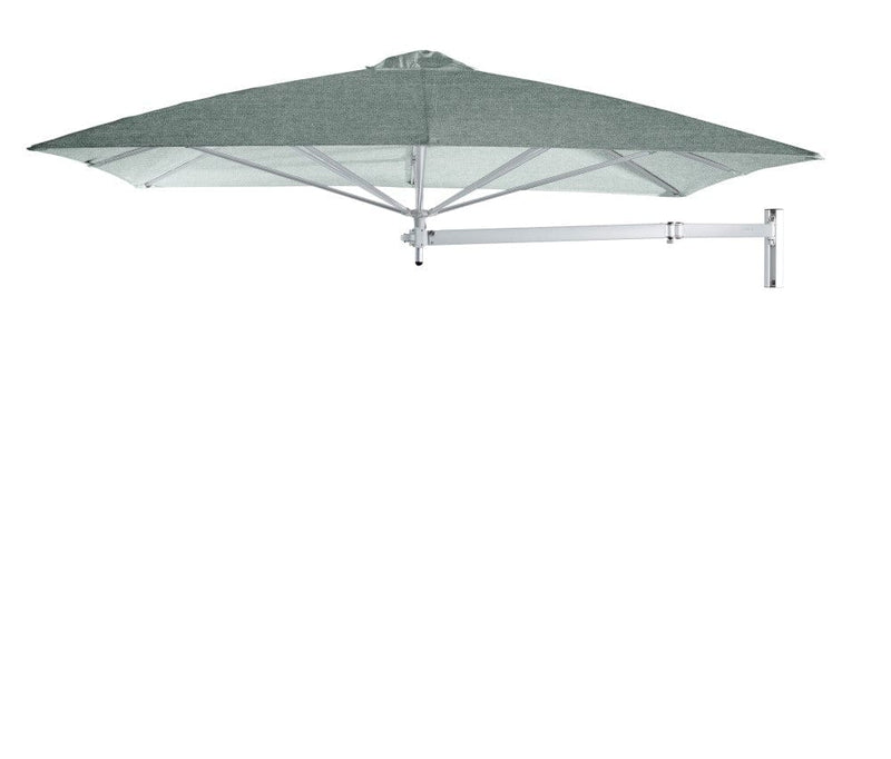 Umbrosa Zweefparasols Flanelle / 190x190cm Umbrosa, Paraflex muurparasol. Diverse afmetingen en keuze uit 14 kleuren parasoldoek