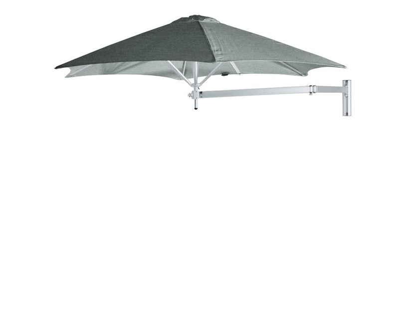 Umbrosa Zweefparasols Flanelle / ø270cm Umbrosa, Paraflex muurparasol. Diverse afmetingen en keuze uit 14 kleuren parasoldoek