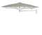 Umbrosa Zweefparasols Grey / 190x190cm Umbrosa, Paraflex muurparasol. Diverse afmetingen en keuze uit 14 kleuren parasoldoek