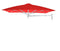 Umbrosa Zweefparasols Pepper / 190x190cm Umbrosa, Paraflex muurparasol. Diverse afmetingen en keuze uit 14 kleuren parasoldoek