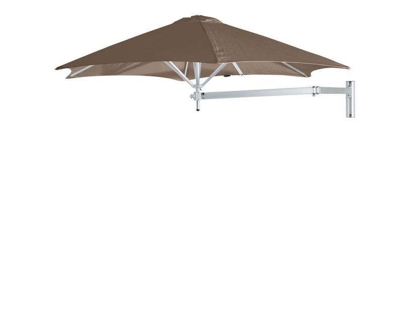 Umbrosa Zweefparasols Taupe / ø300cm(alleen te gebruiken in combinatie met NEO arm) Umbrosa, Paraflex muurparasol. Diverse afmetingen en keuze uit 14 kleuren parasoldoek