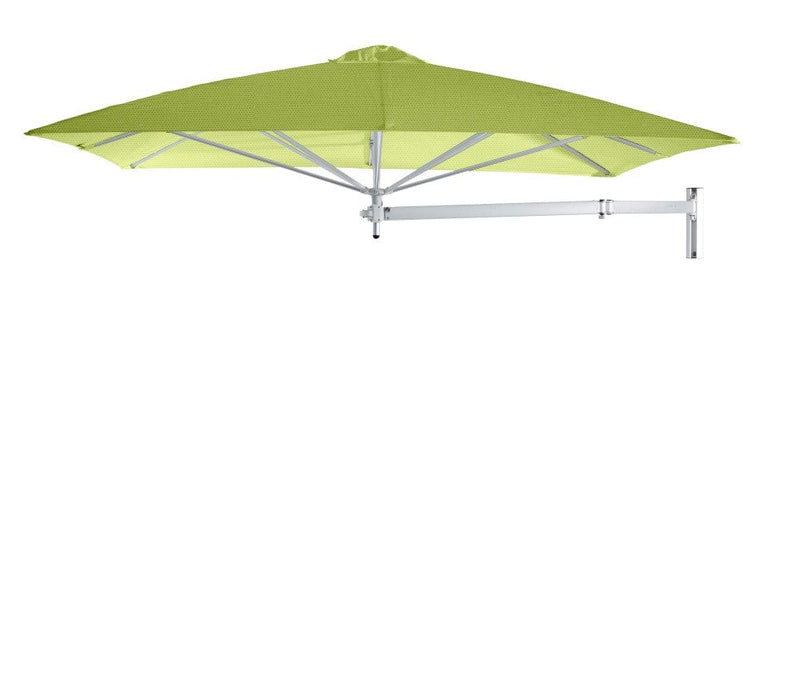 Umbrosa Zweefparasols Umbrosa, Paraflex muurparasol. Diverse afmetingen en keuze uit 14 kleuren parasoldoek