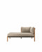 Vincent Sheppard Lounge stoel 1x zit + 2x rugkussen in stofcategorie B / Chaise longue Links Vincent Sheppard Lento Lounge chaise sofa. Zit- en rugkussens verkrijgbaar met verschillende soorten stofferingen.