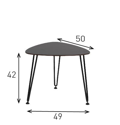 Vincent Sheppard Salon-/bijzettafel Vincent Sheppard Rozy bijzettafel, verkrijgbaar in verschillende afmetingen.
