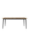 Vincent Sheppard Tafel Vincent Sheppard Max eettafel 240 x 100 cm, met teakhouten blad.