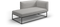 Gloster Maya lounge linker/rechter chaise longue module, verkrijgbaar in 3 verschillende soorten stofferingen en een hele range aan kleuren.
