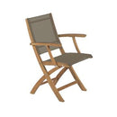Royal Botania XQI teakhouten opklapbare stoel. Leverbaar in 3 kleuren